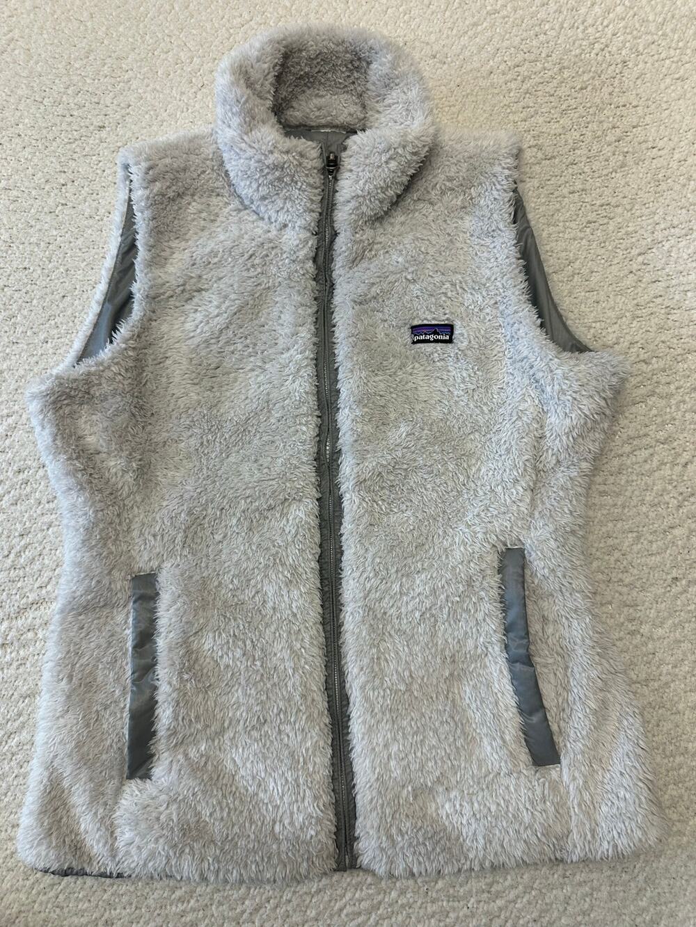 Patagonia Womens Sherpa Vest Los Lobos Full Zip Reversible Medium